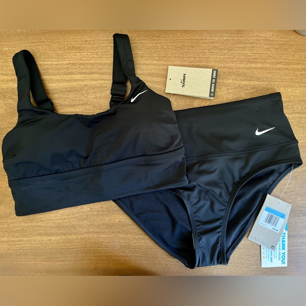 Nike Swim Women's Essential Scoop Neck Midkini NWT